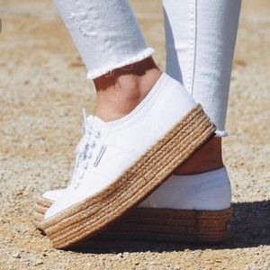 White Superga 2790 Cotropew Sneakers